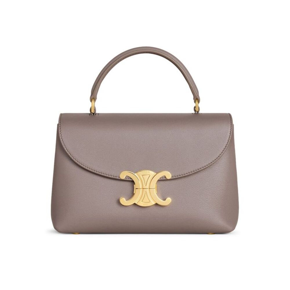 Celine Women Nino Teen Soft Bag In Grained Calfskin